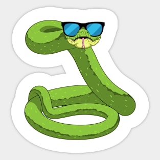 Snake Sunglasses Sticker